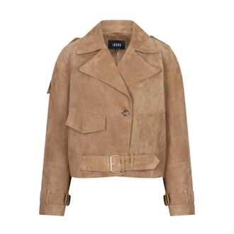 Ibana Jalissa Su Jas - Dames - Jassen - Bruin - Maat: XS Leer
