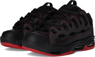 Osiris D3 2001 Mens Skate Shoes Black/Red/Red : 10.5 D - Medium, Textile