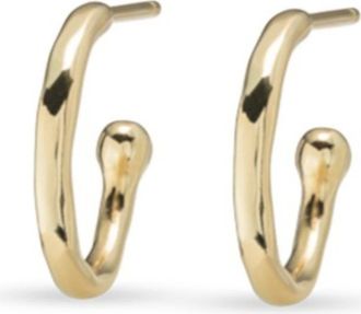 UNOde50 Hoop Shaped Earrings in Gold at Nordstrom