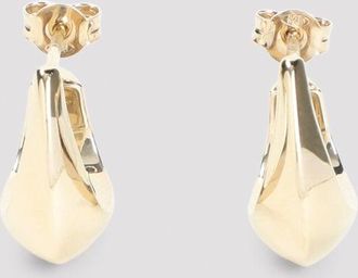 Christophe Lemaire gebogen mini-drop oorbellen