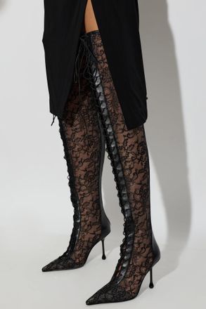 Jimmy Choo London Heeled Boots Scarlett, Womens, Black