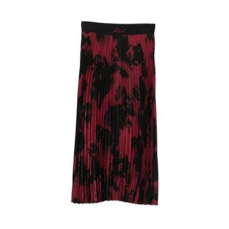Karl Lagerfeld Gonna plissettata con stampa floreale - - Skirts - Donna - Multicolore - S