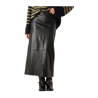 Edited Edited, Dames, Rokken, Zwart, Maat: XS Leer