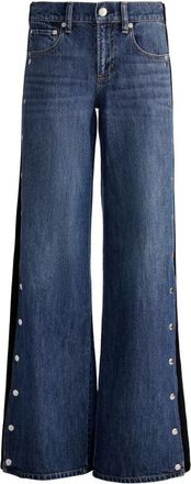 Alice & Olivia Flared Leg Denim Jeans