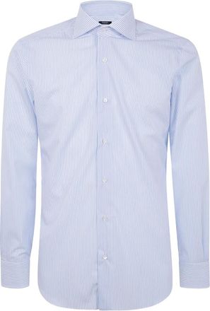 Barba Camicia a righe a maniche lunghe - Blu