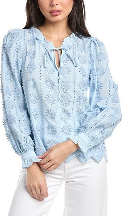Stellah Xena Square Neck 3D Lace Blouse