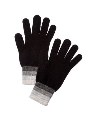 Brodie Contrast Stripe Cashmere Gloves