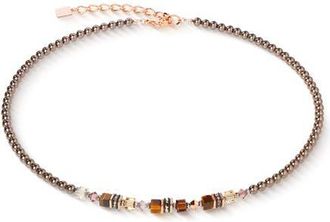 Coeur de Lion Princess Earth Glow Rose Gold Necklace in Brown at Nordstrom