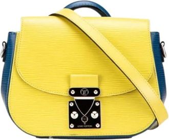 Louis Vuitton Pre-owned Shoulder Bags, female, Yellow, Size: ONE SIZE Pre-owned Vintage Shoulder Bag