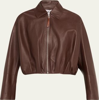 Loewe Leather Blouson Jacket