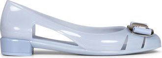 Ferragamo Ballerinas - Dames - Ballerinas - Blauw - 38 EU - Schoenen