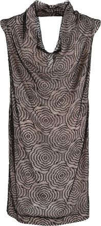 Mila Schön Abito midi in seta Pre-owned - Toni neutri