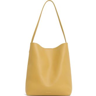 Mansur Gavriel Everyday Cabas Leather Tote in Paglia at Nordstrom