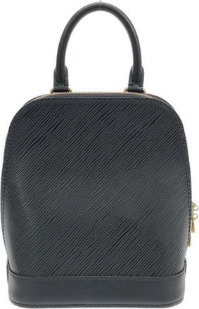 Louis Vuitton Black Leather Backpack (Pre-Owned)