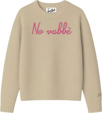 MC2 Saint Barth Su&eacute;ter Tessa No Vabbe - Knitwear - Mujer - Beige - XS
