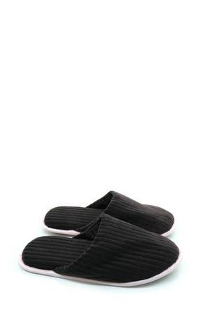 Portolano Corduroy Scuff Slipper in Brown/Soft Pink at Nordstrom Rack, Size X-Large