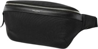 Saint Laurent Vintage, unisex, Zwart, ONE Size, Pre-owned Canvas Belt Bag