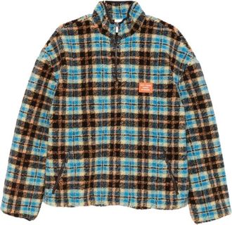 Dr&ocirc;le de Monsieur Chaqueta Sherpa a Cuadros Media Cremallera - Sport - Hombre - Multicolor - M
