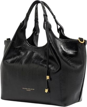 Gianni Chiarini Tassen, unisex, Zwart, ONE Size, Leer, DUA Tote