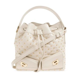 Ferragamo Dames, Tassen, Beige, Maat: ONE Size Leer
