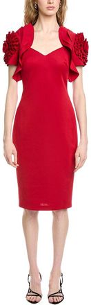 Badgley Mischka Rosette Dress