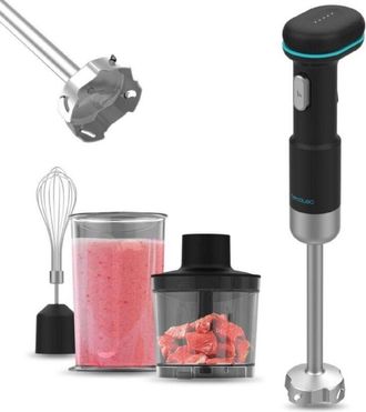 Cecotec Cecotec Batidoras De Mano Port&aacute;til Blendgo Hand. Dc Motor 180w, Bater&iacute;a Con Carga 2h, 30min Uso, Indicador Bater&iacute;a, Temp 60-96&ordm;c