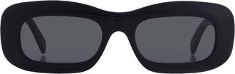 Celine 3 DOTS Smoke Rectangular Ladies Sunglasses CL40294I 01A 53