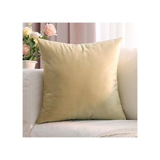 OEM Fundas De Coj&iacute;n Decorativas De Terciopelo De Color Liso, Fundas Cuadradas Suaves, Aptas Para Sof&aacute;s, Camas Y Sillas, 20 X 20 Pulgadas