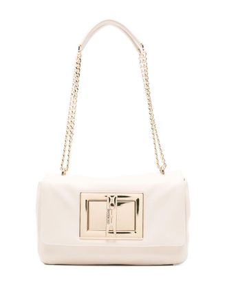 Love Moschino Schoudertas met logo-reliëf - Beige