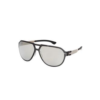 Ic! Berlin FLX S04 Zonnebril - Heren - Zonnebrillen - Zwart - 61 MM - Accessoires