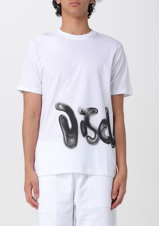 Disclaimer T-shirt in cotone con stampa logo