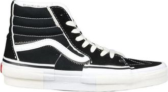 Vans Zwarte SK8-Hi Reconstruct Sneakers - Heren - Sneakers - Zwart - 42 1/2 EU - Schoenen
