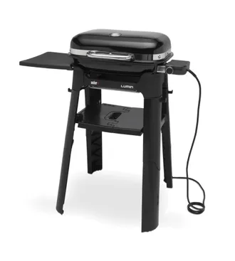 Weber Lumin Compact Black Stand Barbecue Elettrico Con Supporto