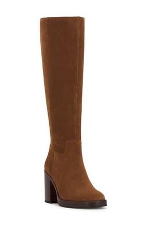 Vince Camuto Gibi Knee High Boot in Burnt Sugar Verona at Nordstrom Rack, Size 6.5 Ext Calf