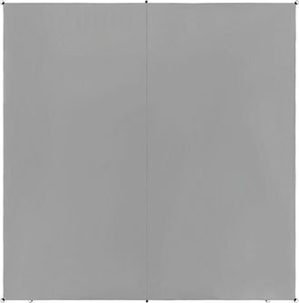 Beliani Beliani - Toldo Vela Cuadrado Gris Jard&iacute;n Patio Aire Libre Sombra Protector Solar 3 X 3 M Resistente Agua Rayos Uv Lukka