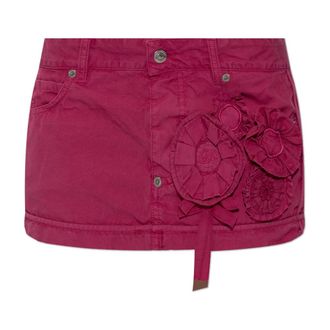 Dsquared2 Short Skirts, female, Pink, Size: 2XS D2s Champ Skirt