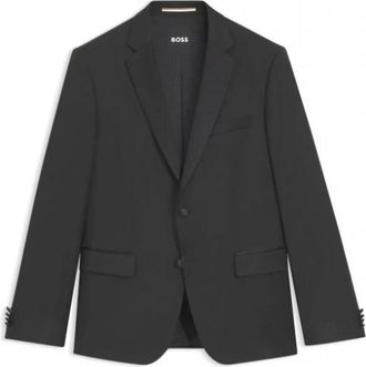 HUGO BOSS H-Huge-Tux-N-B1 Jas - Heren - Blazers - Zwart - XL - Wol - Jassen