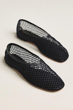 Reformation Britt Netted Ballet Flats