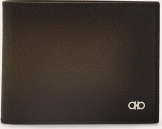 Ferragamo Men Gancini wallet Green
