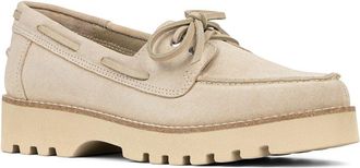 Donald J Pliner Harlie02 Suede Lug Bottom Boat Shoe