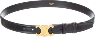 Celine Triomphe Leather Belt