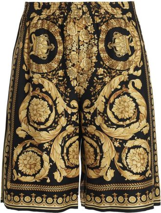 Versace Multicolor Barocco bermuda shorts