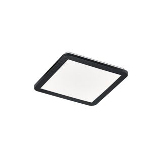 Trio Camillus Plaf&oacute;n Cuadrado Led Regulable Negro Ip44 30x30 Cm Lighting