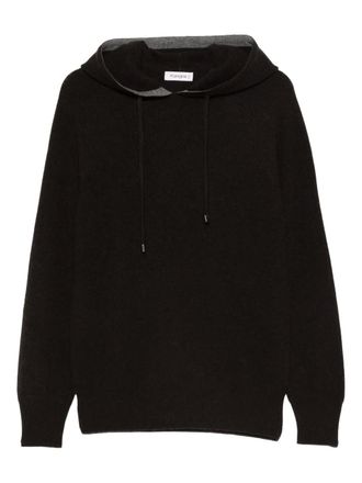 KANGRA fine-knit hoodie - men - Fabric - 54 - Brown