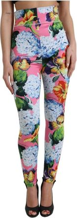 Dolce & Gabbana High Waist Leggings Pants - Dames - Leggings - Veelkleurig - S - Polyester - Broeken