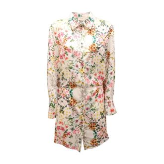 Vicolo TY Ab0182 Shirt Dress - female - ViCOLO - Shirt Dresses - Multicolor - M - Dresses