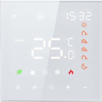 OEM Termostato Inteligente Tuya Wifi, Control Por Voz, Pantalla T&aacute;ctil Lcd Digital De 3 A, Controlador De Temperatura Para Calefacci&oacute;n De S&oacute;tano, Calentad