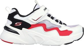 Skechers Mesh-sportschoenen voor kinderen (Wit, Rood, Zwart)