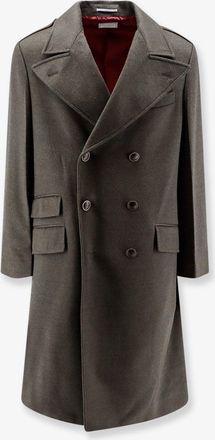 Brunello Cucinelli Cappotto doppiopetto in lana - BRUNELLO CUCINELLI - gender_Man