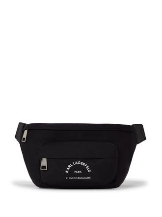 Karl Lagerfeld Rue St-Guillaume belt bag - Black
